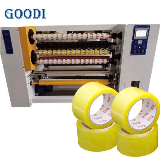 Máquina cortadora automática de cinta adhesiva, rollo gigante, cortadora, rebobinadora