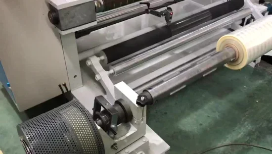 Precio de película de nailon plástico PE OPP BOPP rollo de papel a rollo máquina cortadora rebobinadora cortadora rebobinadora