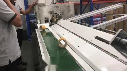 Maquinaria cortadora de núcleo de tubo de papel completamente automática con doble cuchilla